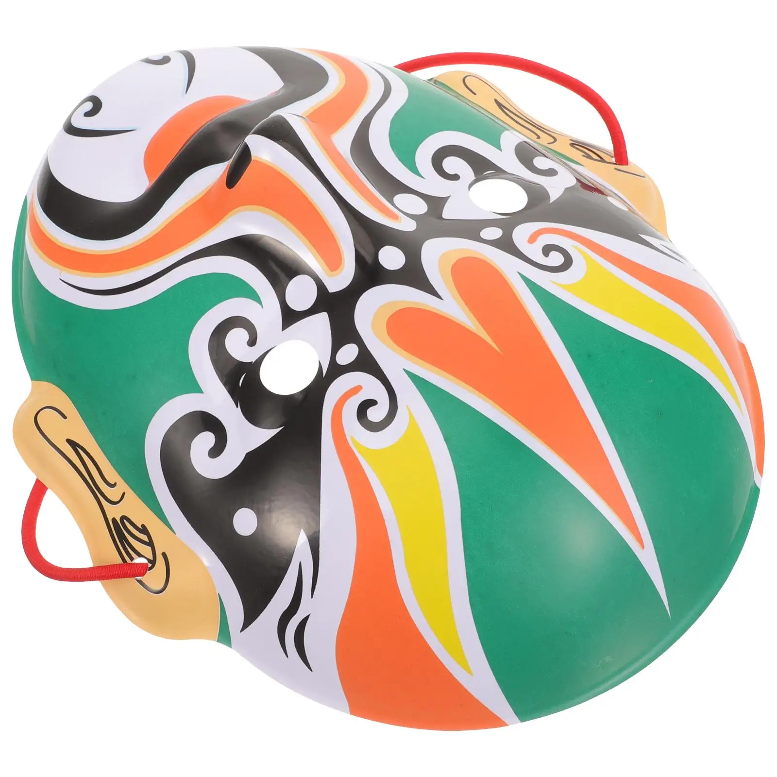 

Peking Mask Plastic Masks Prop Halloween Cosplay Chinese Party Wear-resistant
