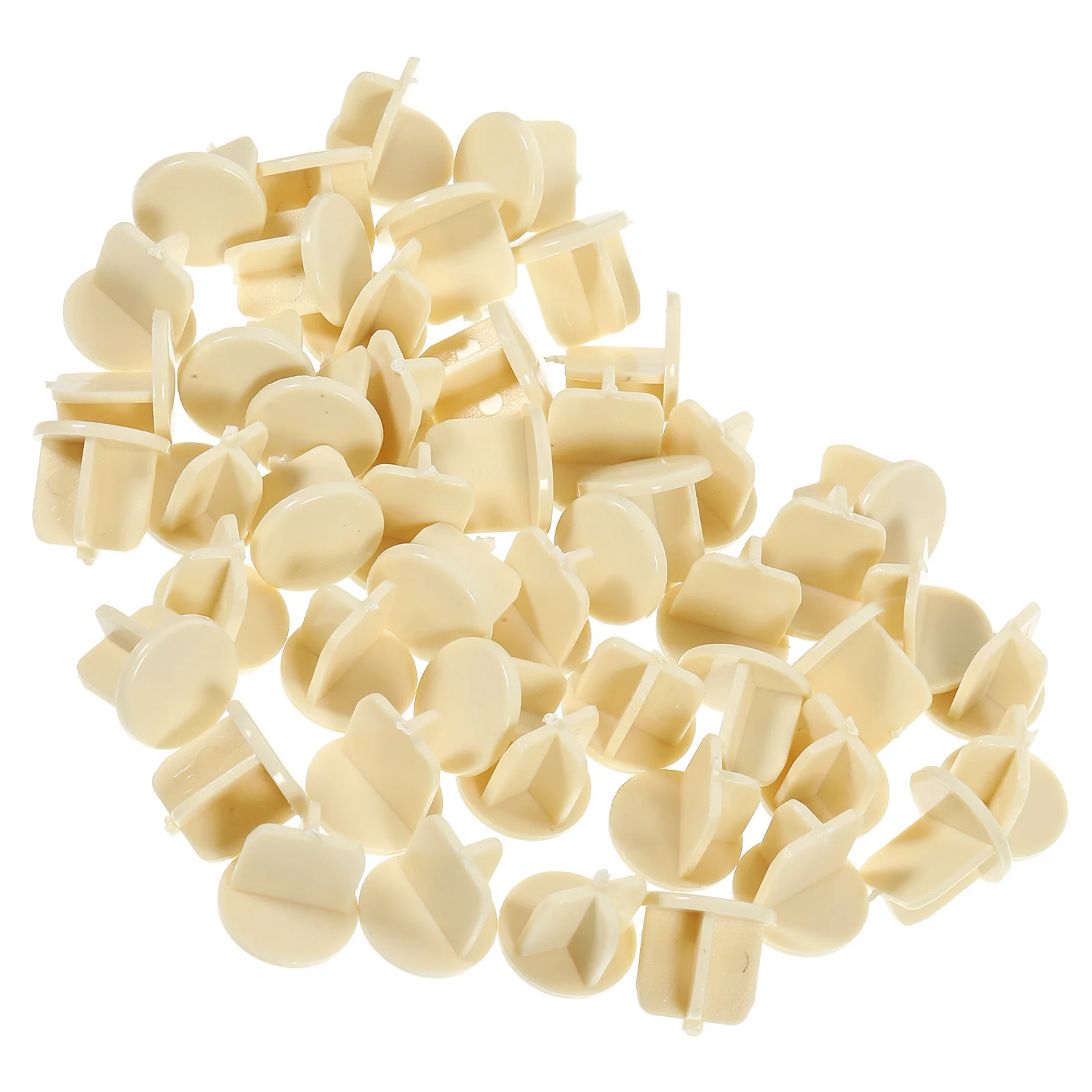 50 قطعة قضيب الستارة المقابس الستائر أسفل السكك الحديدية نهاية قبعات ABS البلاستيك الستائر الدوارة الأفقية أسفل المكونات استبدال أجزاء سلم