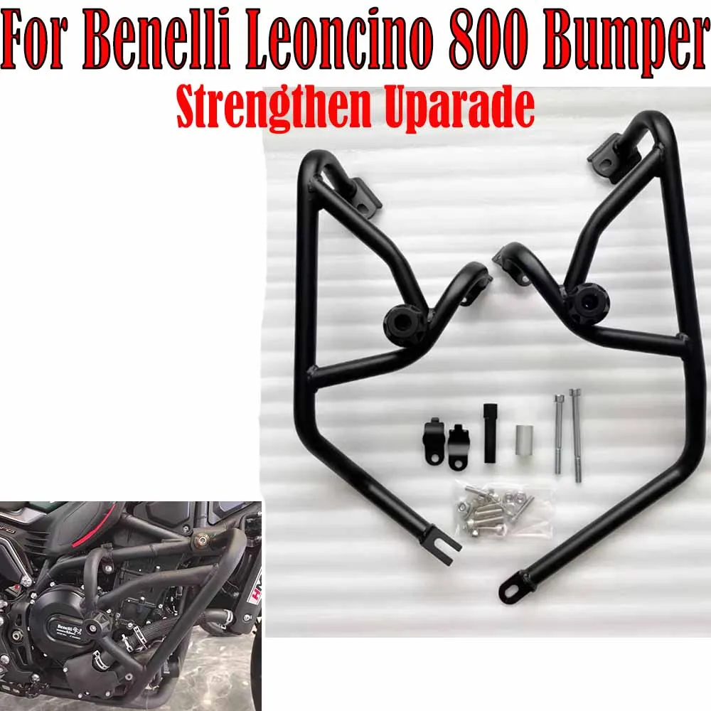 

For Benelli Leoncino 800 BJ800 Motorcycle Engine Guard Crash Bar Bumper Left Right Fairing Frame Protector Bar 800 Accessorie