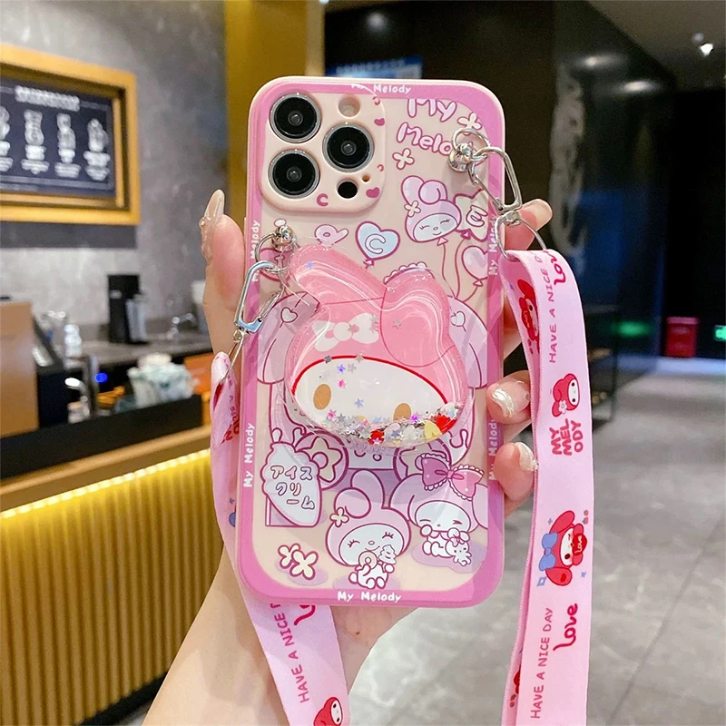 هاتف Kuromi vivo Apple Series Melody OPPO المحمول Pro كارتون لطيف بالإضافة إلى حزمة كاملة #1