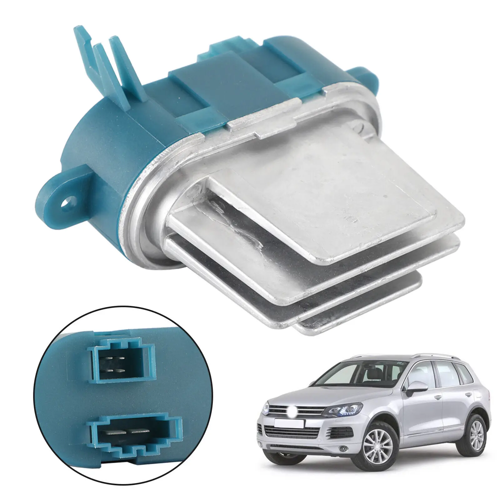 

1PCS New Fan Heater HVAC Blower Motor Resistor Rear 7L0907521B 7L0907521A For Audi Q7 VW Amarok Caravelle Sharan Touareg