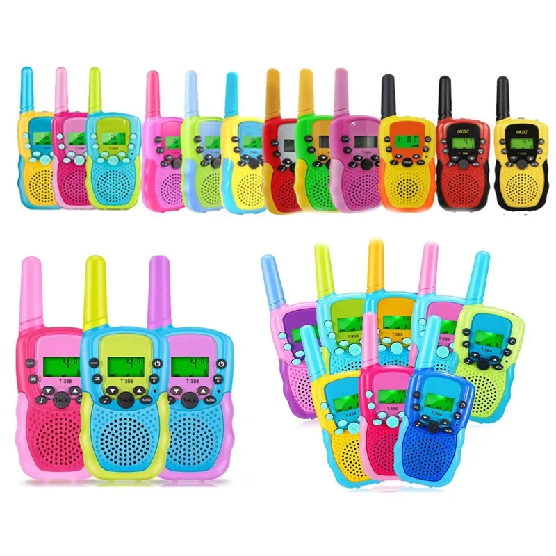 2023, перезаряжаемая детская рация T388, трансграничные товары, игрушка, рация, портативная уличная рация для родителей и детей Amazon