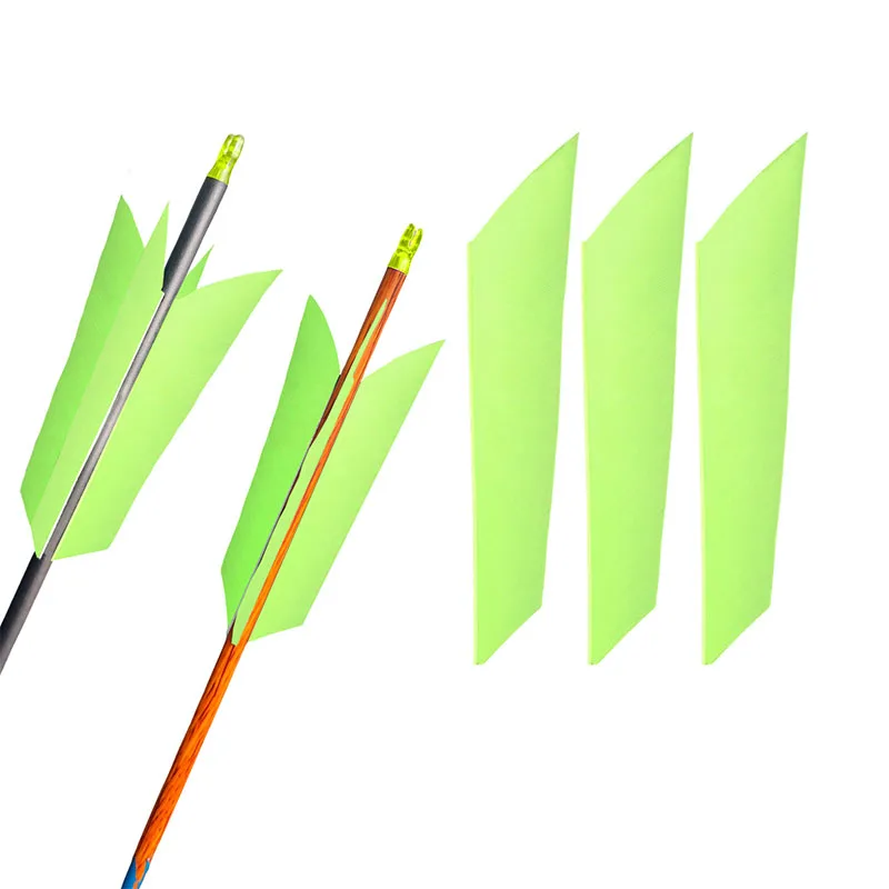 50pcs Archery Rhombic Feather 4inch Natural Feathers Turkey Feathers Arrow Fletching DIY Arrow Hunting Shooting Accessories