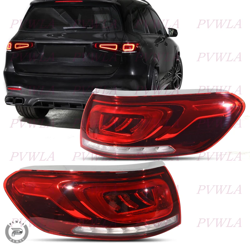 

LED Tail Lights For Benz W167 GLS450/GLS580/GLS63 AMG 2020 2021 2022 2023Turn Signal Light Rear Brake Lamp 1679062907 1679063007