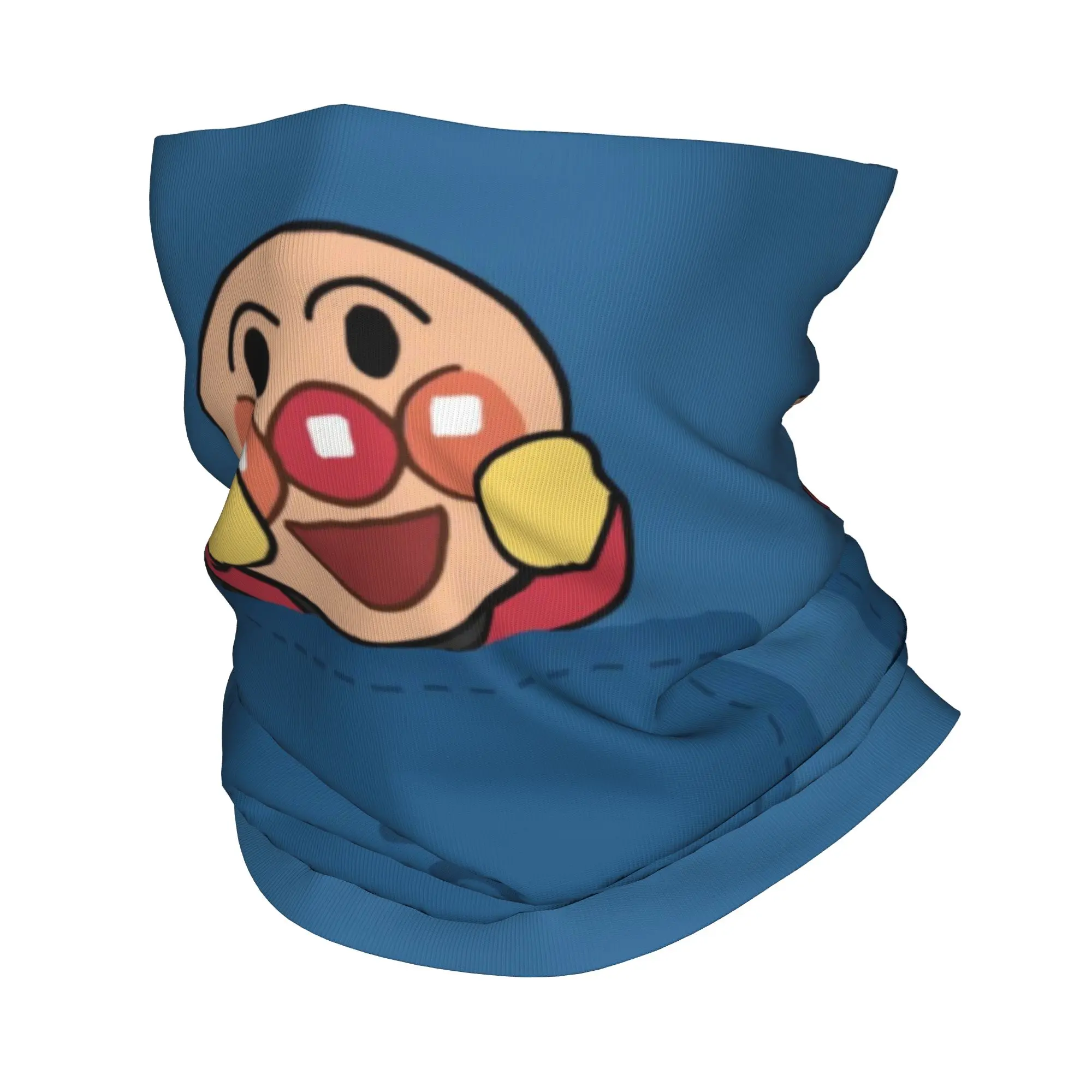 

Round Cartoon Characters (5) Bandana Gaiter Club Anpanman Wrap Scarf Hiking Adult Breathable Neckerchief