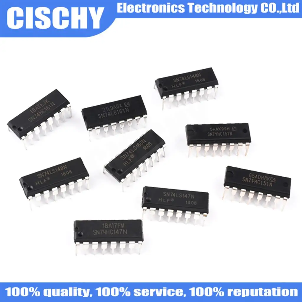 10pcs SN74LS151 SN74LS153 SN74LS157 SN74LS145 SN74LS147 SN74LS148 SN74LS160 SN74LS161 SN74LS162 SN74LS163 SN74LS74A DIP-16 SOP