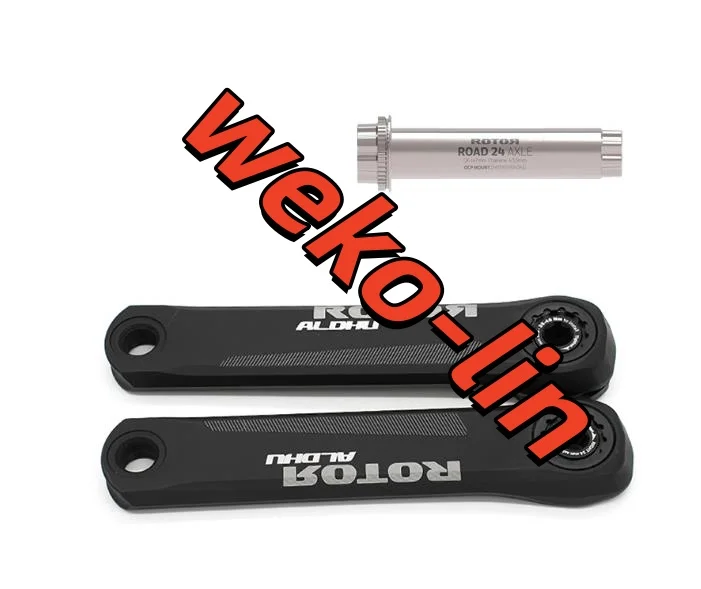 ALDHU aluminium CRANK ARM, Q-Factor 147 mm, with axle 24MM
