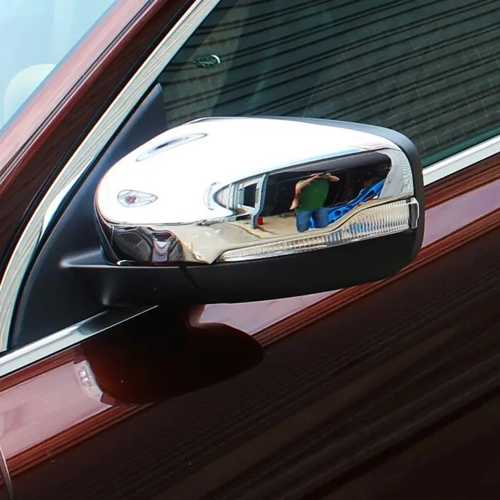 

The New For Volvo XC60 2014 2015 ABS Chrome Side Door Rearview Mirror Protector Mirrors Cover Trim Car Exterior Styling 2pcs