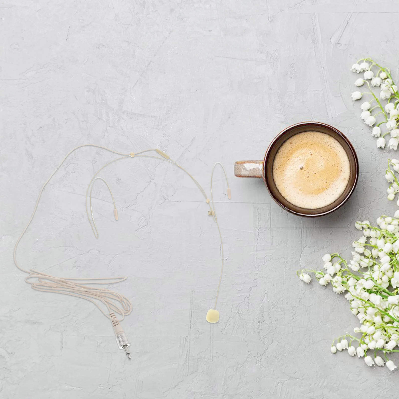 

Headset Microphone Vocal Condenser Earset Mic for Singing Karaoke Wearable Professional Sound Pickup Steerable Pole Comfortable