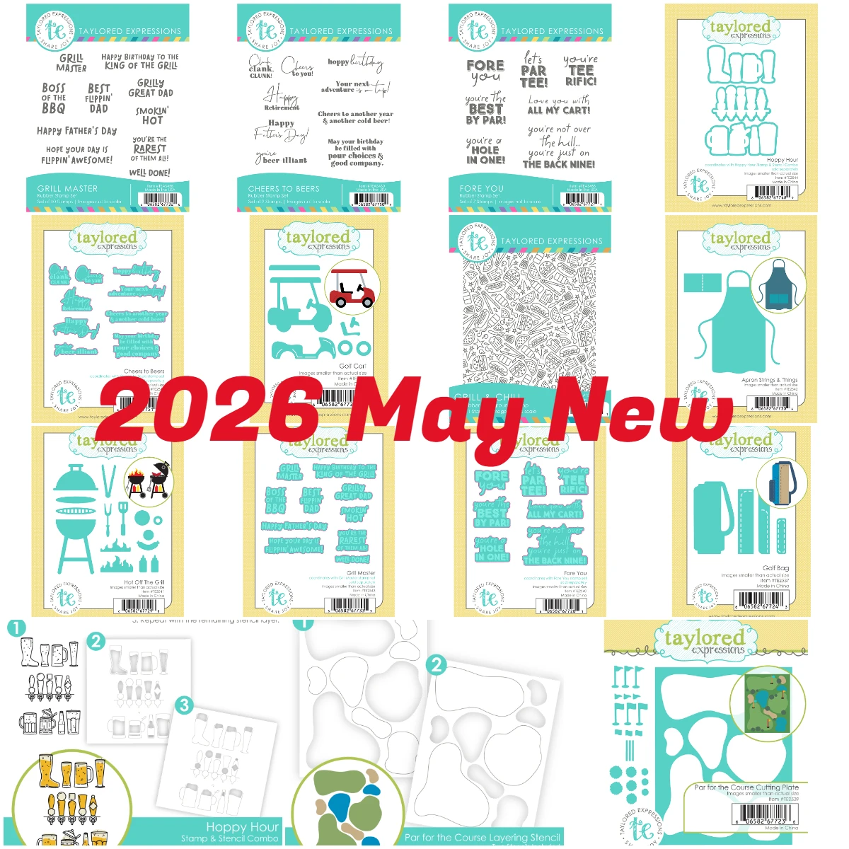 

May Taylored New Birthday Cheers to Beers Cutting Dies Stamps Stencils for Scrapbooking Stamp Photo Album Decorative Embossing