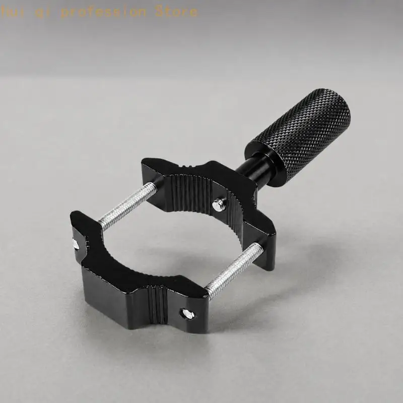 Rundstangenklemme, Motorradhalterung, Zusatzlicht- und Spiegelverlängerungshalterung, 2-teiliges Aluminium für Straßenfahrten – Detail 7