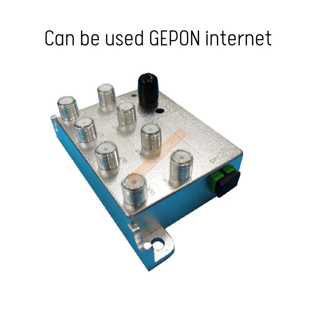 FTTH Node CATV 8 Ports Optical Receiver High Level Fiber Converter Mini Mode 8ports FTTH Node