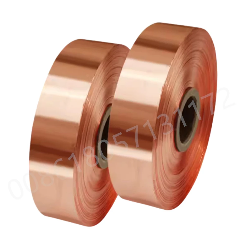 Custom Red Copper Strip Coil T2 0.15mm to 1mm thick 1 Meter