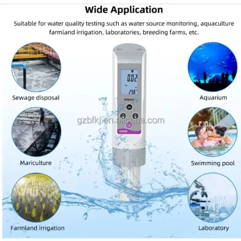 Industrial Aquaculture Fish Tank DO Test Pen Light Dissolved Oxygen Dissolve Ozone Tester Meter