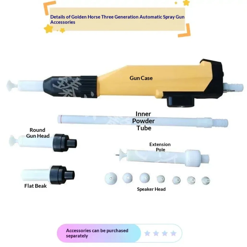 for Jinma 3rd Gen Automatic Electrostatic Powder Spray Gun Sprayer Lift Reciprocating Machine Coating Equipment Accessories