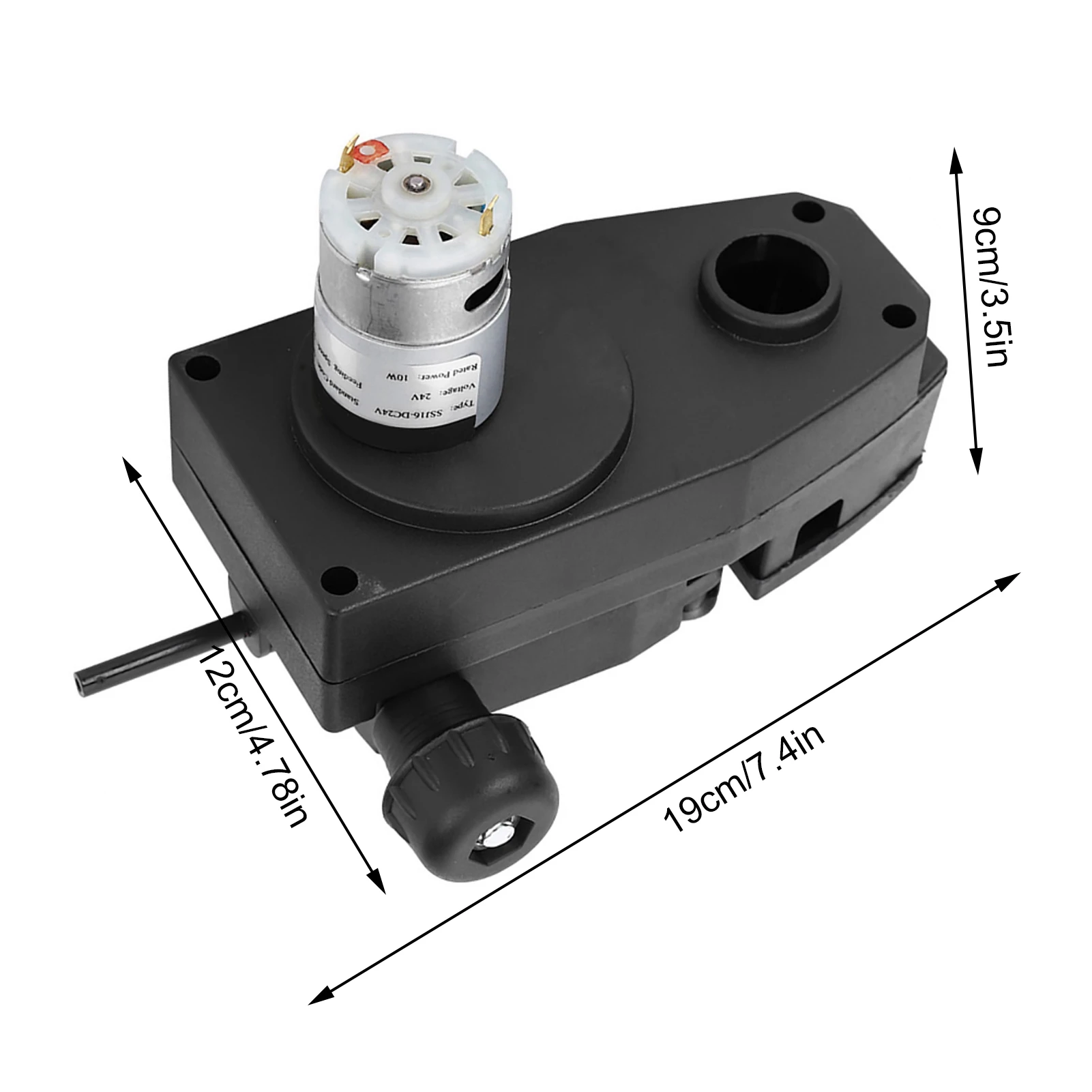 Máquina De Alimentador De Fio De Solda, Mig Welder Roll Wire Feed Motor, DC 24V, 10W, 0.8mm, 1.0mm