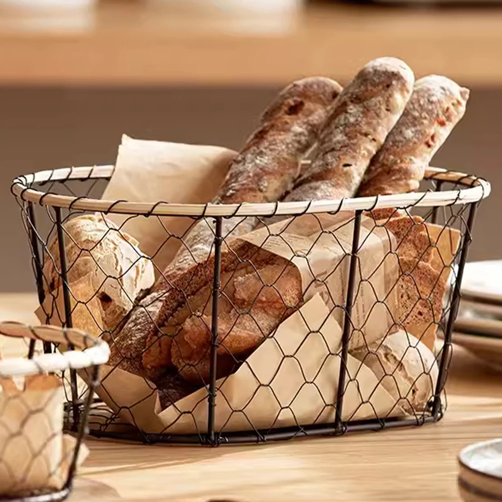 

Проволочная корзина, металлический органайзер, кухонная стойка, закуски, фрукты, овощи, держатель для хлеба, яйца, компактный контейнер для кладовой