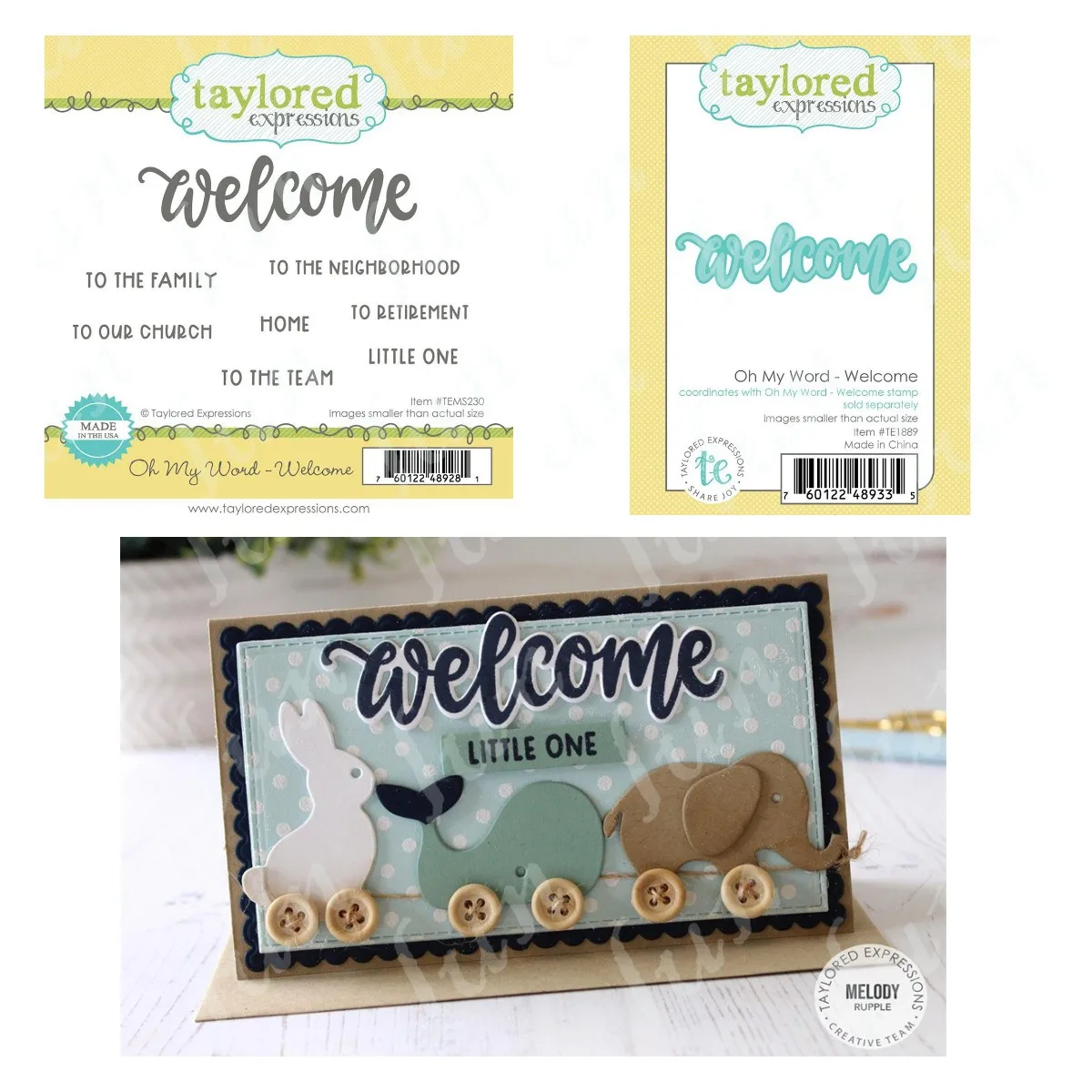 

Welcome Words Metal Cutting Dies DIY Scrapbooking Album Clear Stamp Embossing Paper Card Silicone Molds Stencil Template