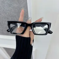 Fashion Elegant Square Eyeglasses Frames Women Men Transparent Clear Brand Designer Optical Casual Frame Oculos