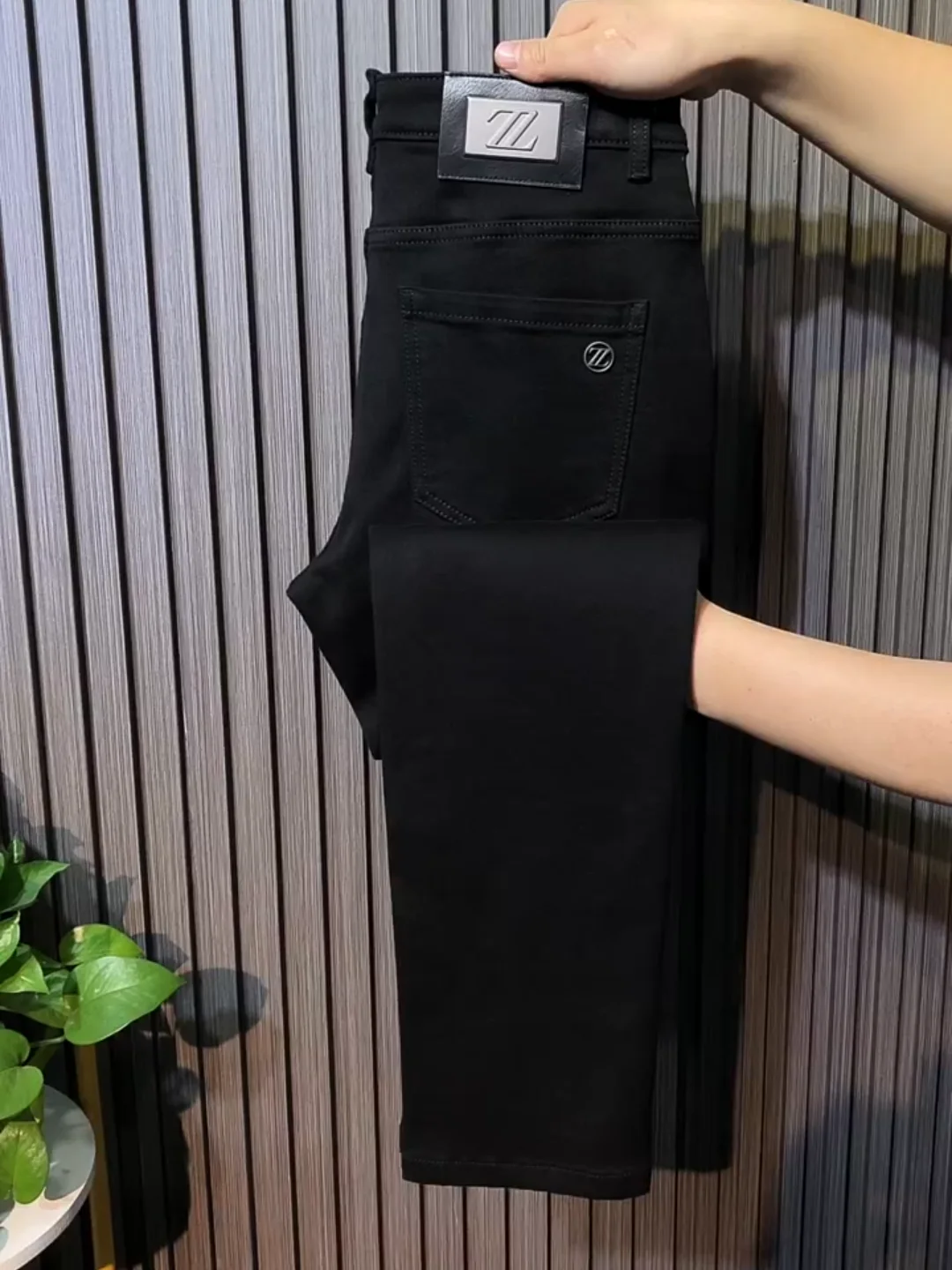 

Мужские джинсы Slim Fit: комфортные, новые, весенне-осенние, с высокой эластичностью, модные, прямого кроя, длинные, повседневные, молодежные, стильные