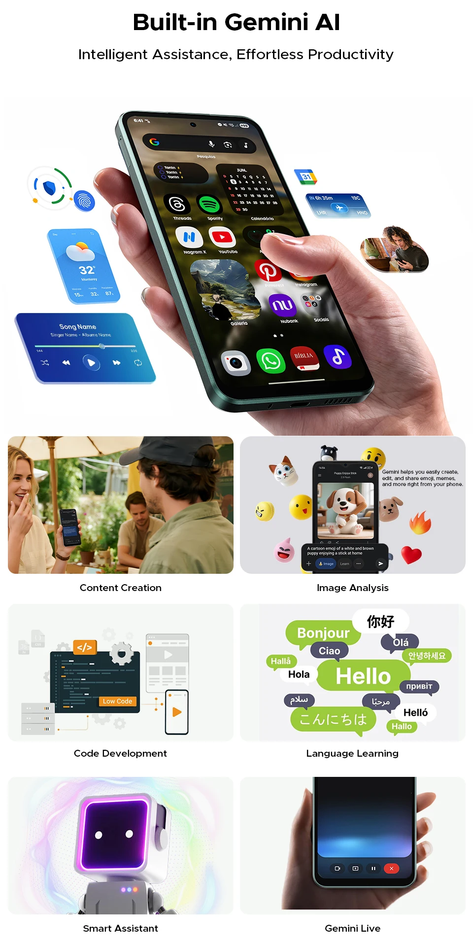 Global Version DOOGEE B10 Smartphone Android 16 7600mAh Battery 6GB 256GB 6.6'' Display 64MP AI Camera IP68 / IP69K Mobile Phone