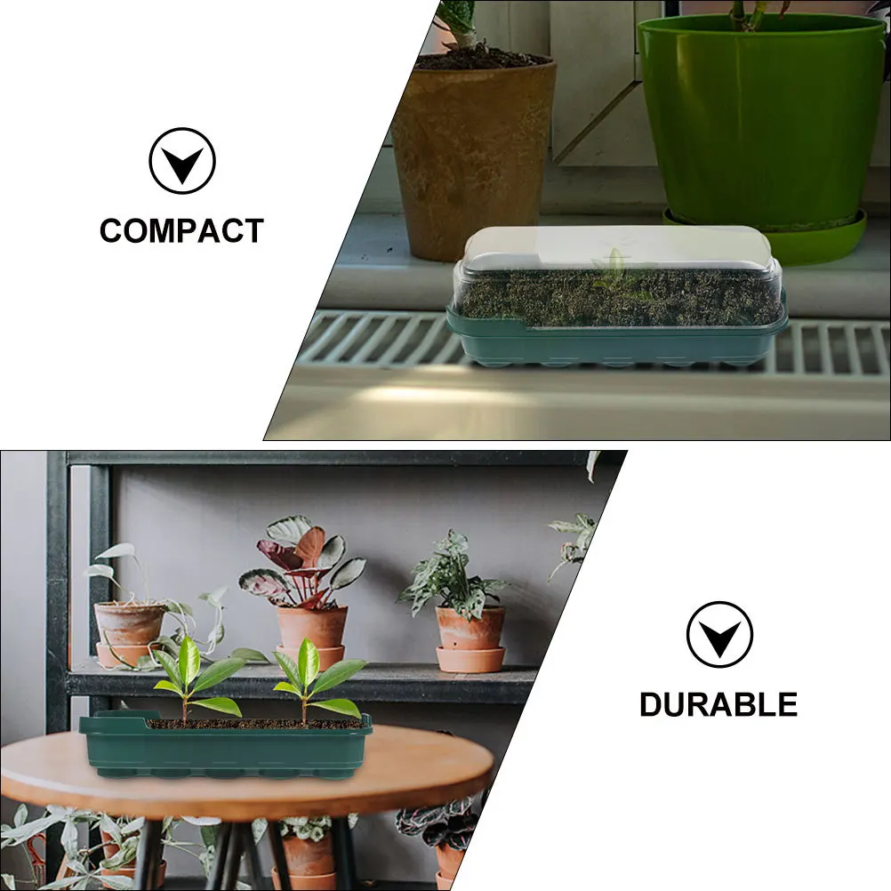 

6Sets Germination Trays Perfect Nursery Tool Multi-Function Window Sill Propagator Vegetable Growing Plant Germination Box