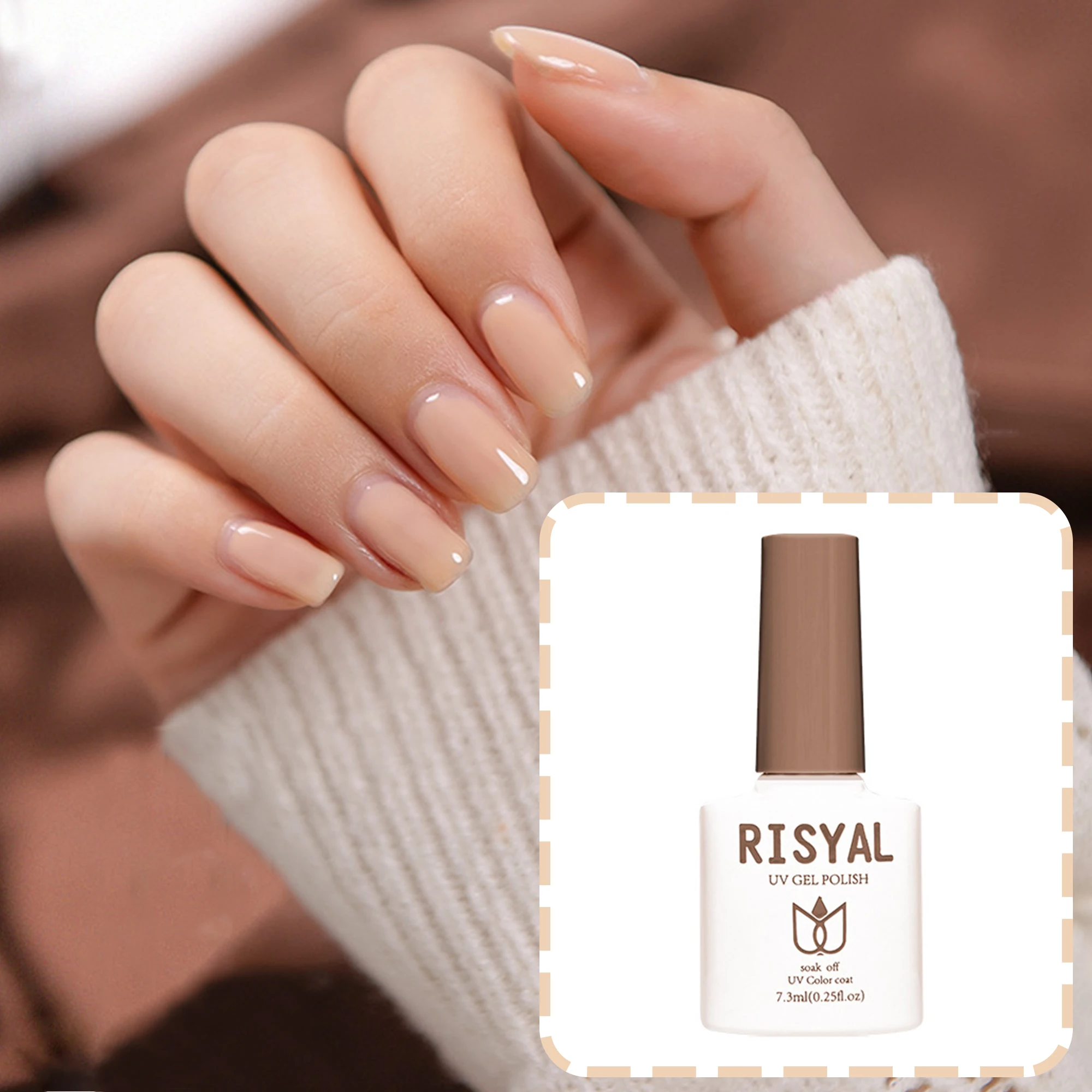 Professional Nail Functional Gel Kit: Base Coat, Builder Gel, Anti-Flooding Gel, Color Gel & Matte Top Coat