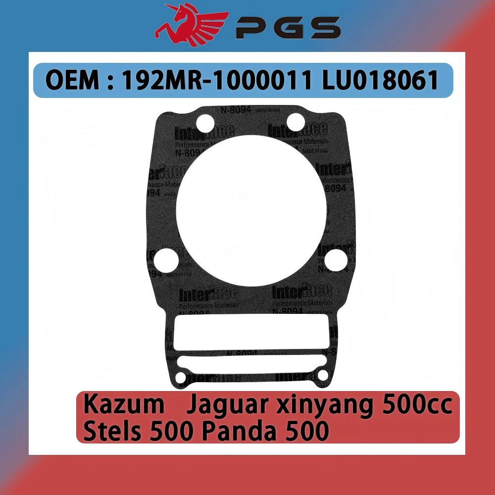 500cc cylinder block gasket cylinder block gasket For 192MR-1000011 LU018061 kzm 500cc buggy atv/utv Stels 500 Panda 500