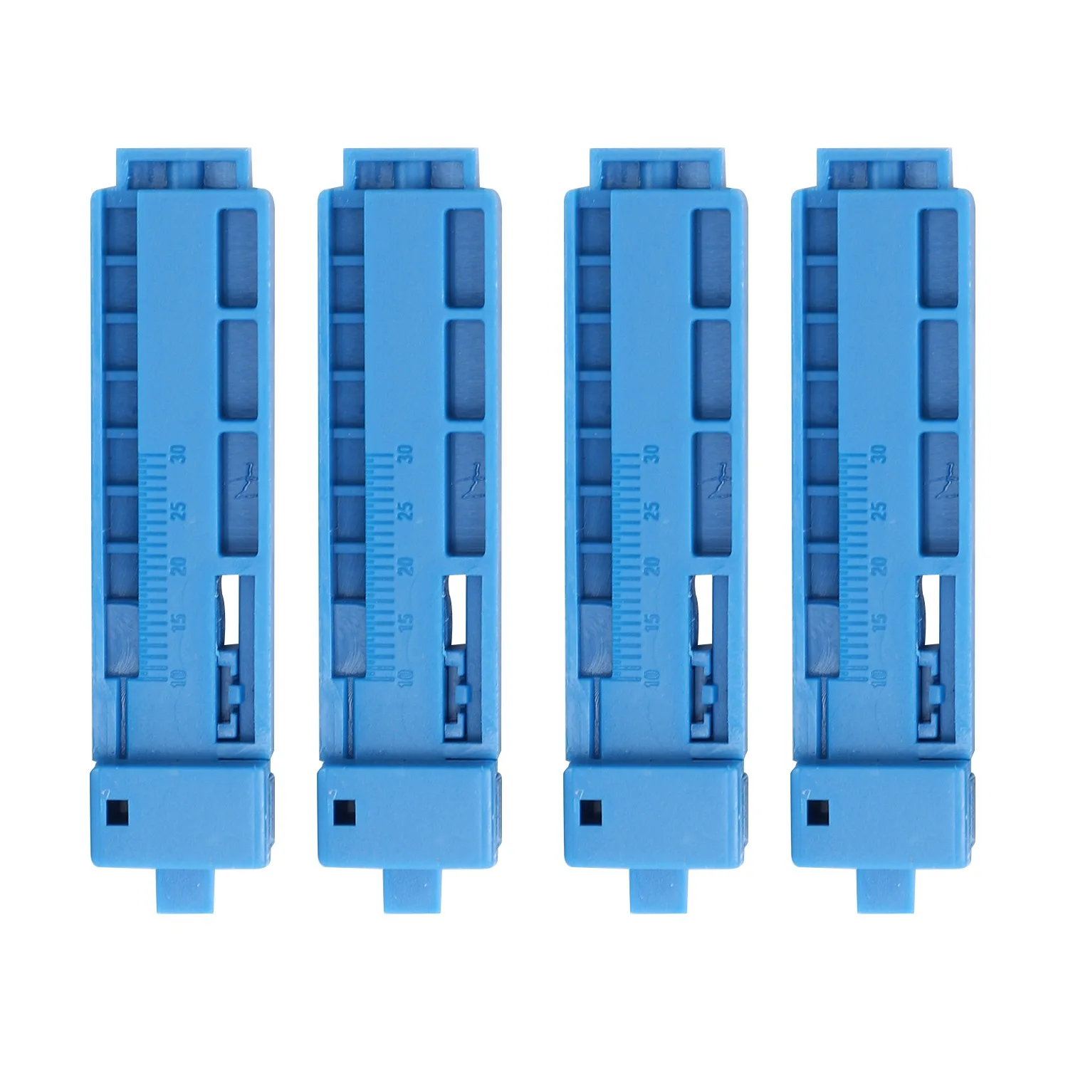 Y45A-10Pcs 2 In 1 Economical Fixed Length Guiding Rail Fiber Optic Cable Stripper Optical Fiber Cutting Guide Rail FTTH Tool