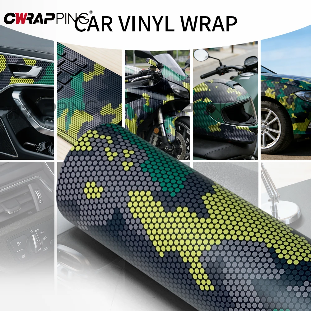 ビニールラップフォイルカーデカール防水自己粘着フィルムカーラ - Console Skin Wrap のレビューと価格
