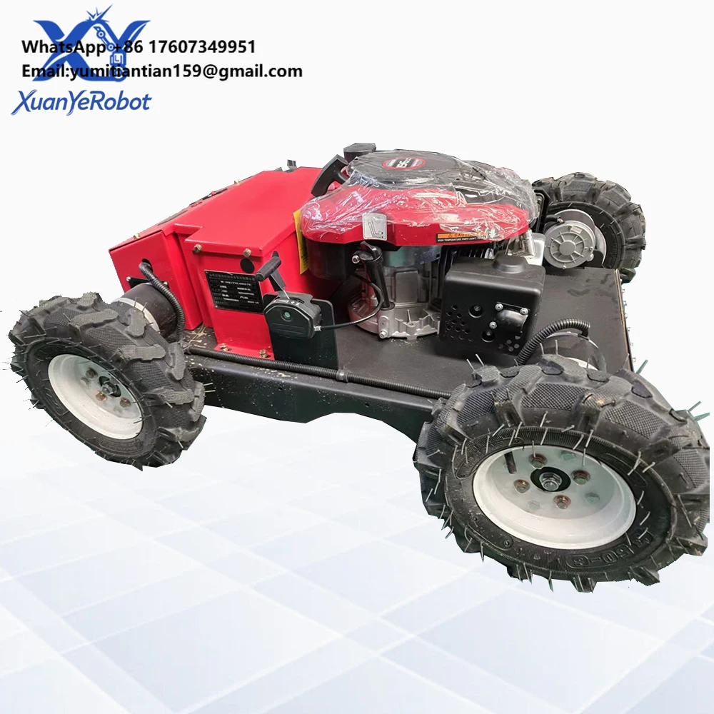 

Grass Cutting Robot Lawn Mower Automatic Remote Control Electric Industrial Farm Garden Hand Held
