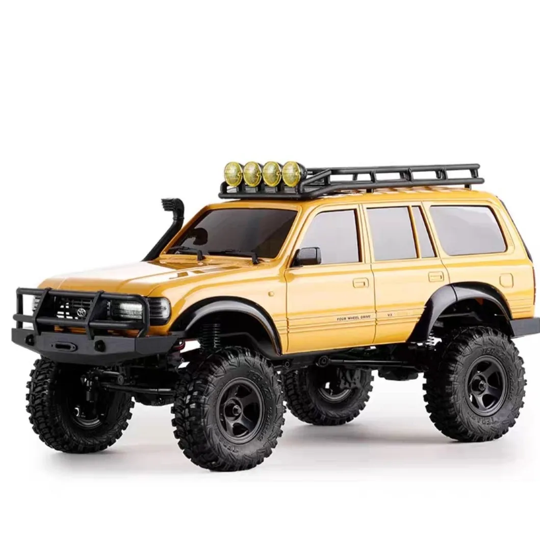 Fms novo fcx18 toyota lc80 1/18 carro de escalada rc carro de controle remoto simulação elétrica modelo off-road brinquedo