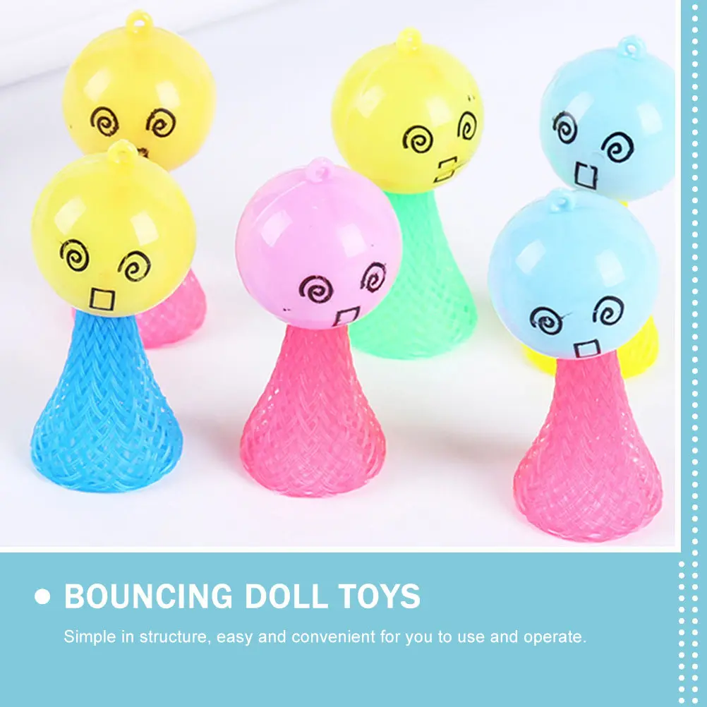 

24Pcs Spring Small People Bouncing Creative Kids Fun Random Color Educational Jump Playthings Bounce Bouncing Toys
