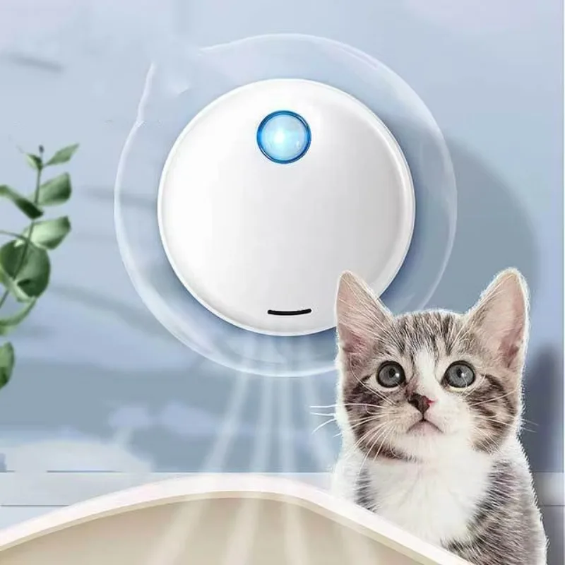 

Automatic Fresh Dog Cat Pet Remover Odor From Cat Litter Eliminator Electric Air Deodorizer Smart Sensor With LED Breath Health