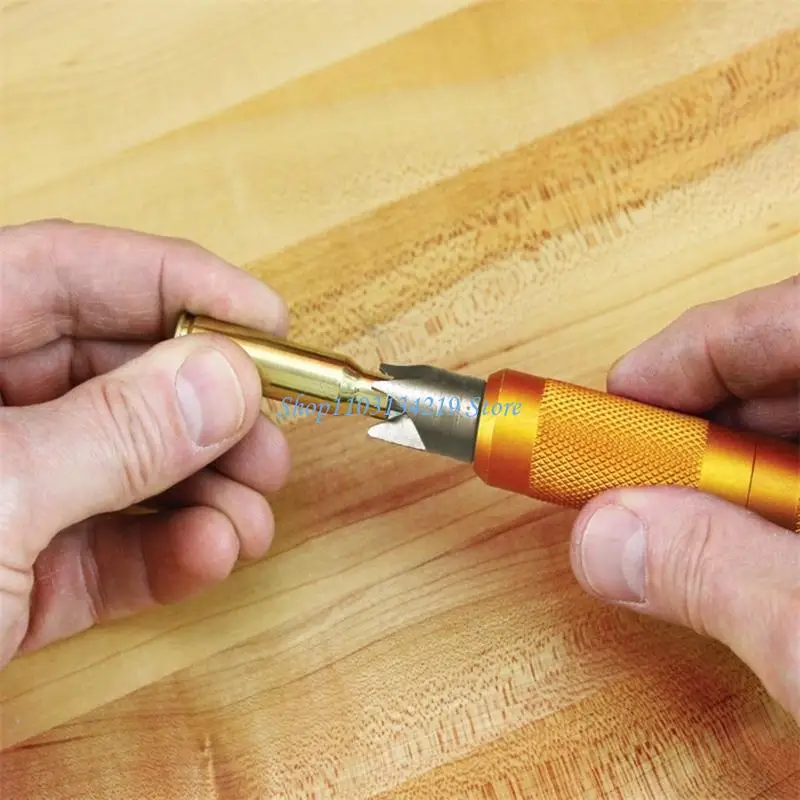 N5KC Case Prep Multitool, Case Chamfer Deburring Hand Tools Pocket Cleaners