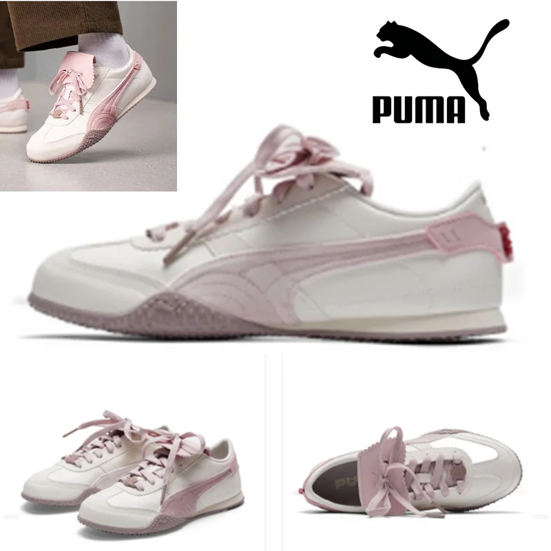 Puma Mid Casual Shoes Fashion Comfortable Lightweight Breathable Non Slip Walking Shoes 406665-01