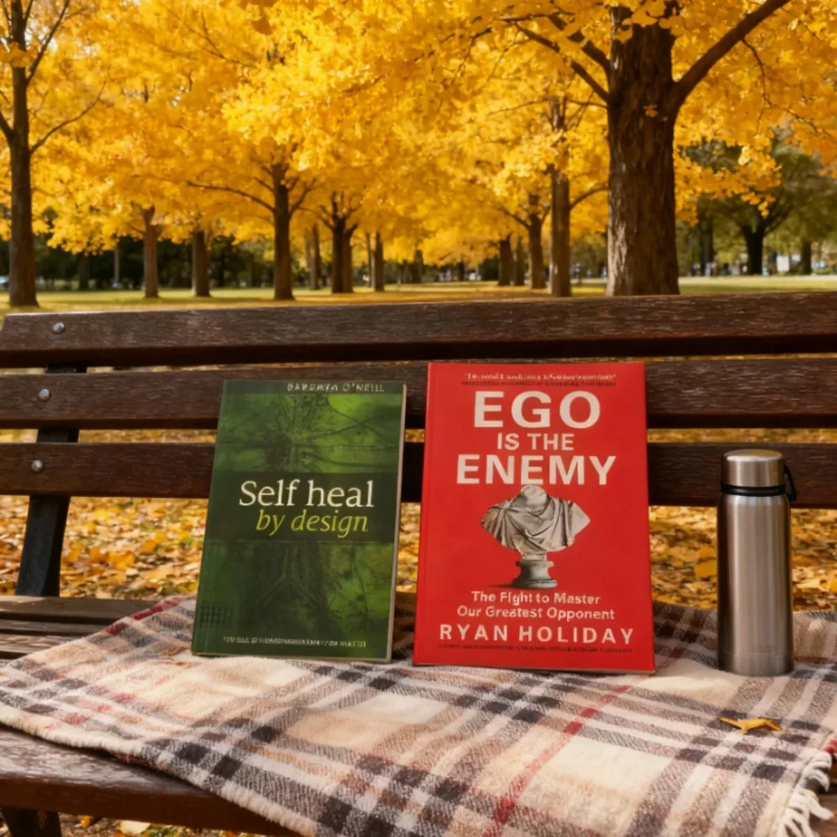 مجموعة كتبان - 《الشفاء الذاتي بالتصميم》+《Ego Is The Enemy》Dissolve Ego & Design Healing - الطريق إلى الطاقة والأصيلة بالجملة