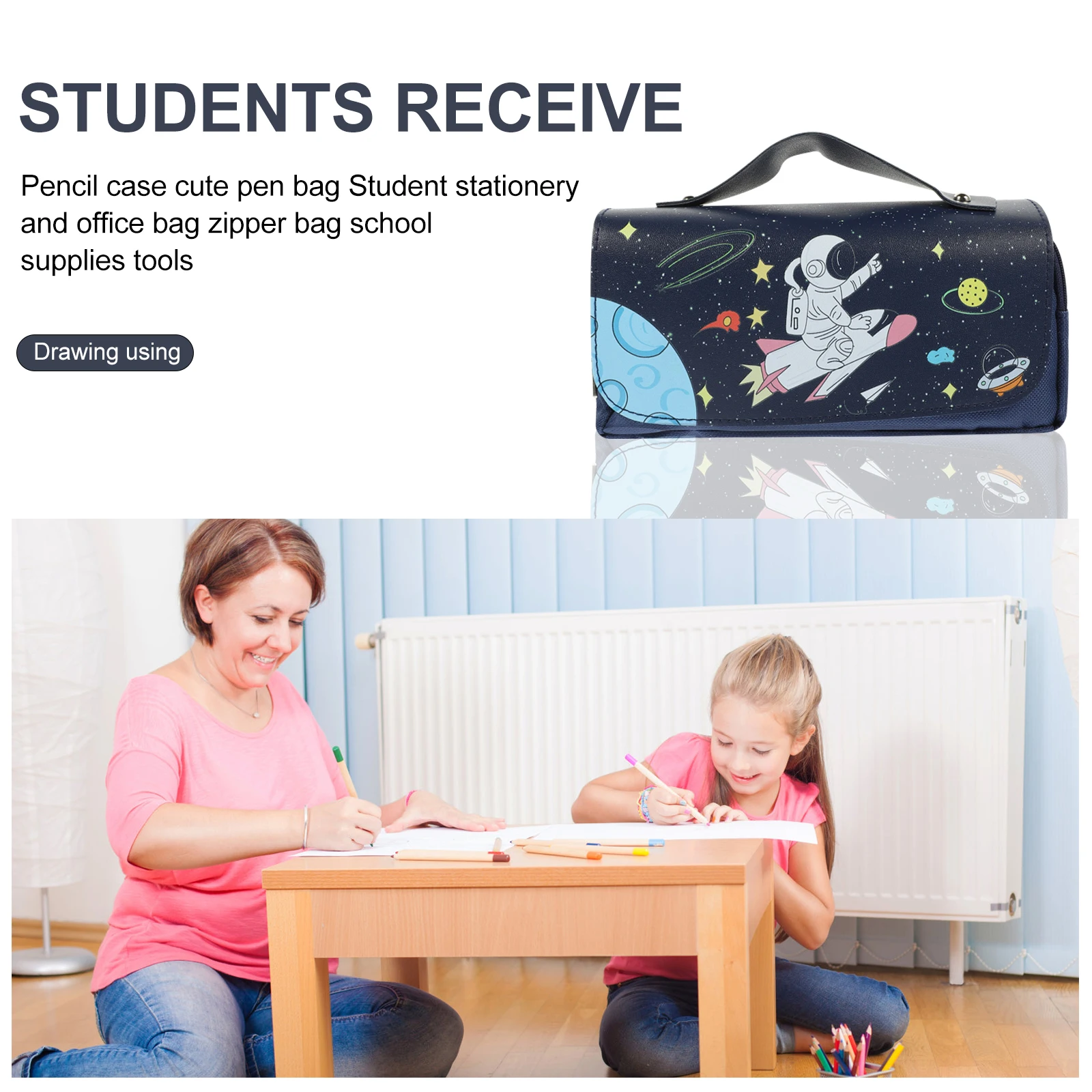 

Pencil Case Stationery Daily Use Pouch Lovely Wear-resistant Bag Storage Accessories Cartucheras Para Adolescentes