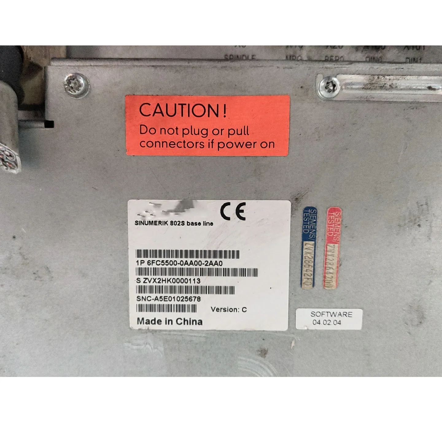 System CNC 802S 6FC5500-0AA00-2AA0 z gwarancją