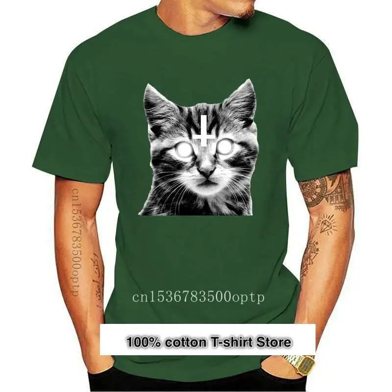 

Camiseta 666 de algodón para hombre, prenda de vestir, a la moda, 100%