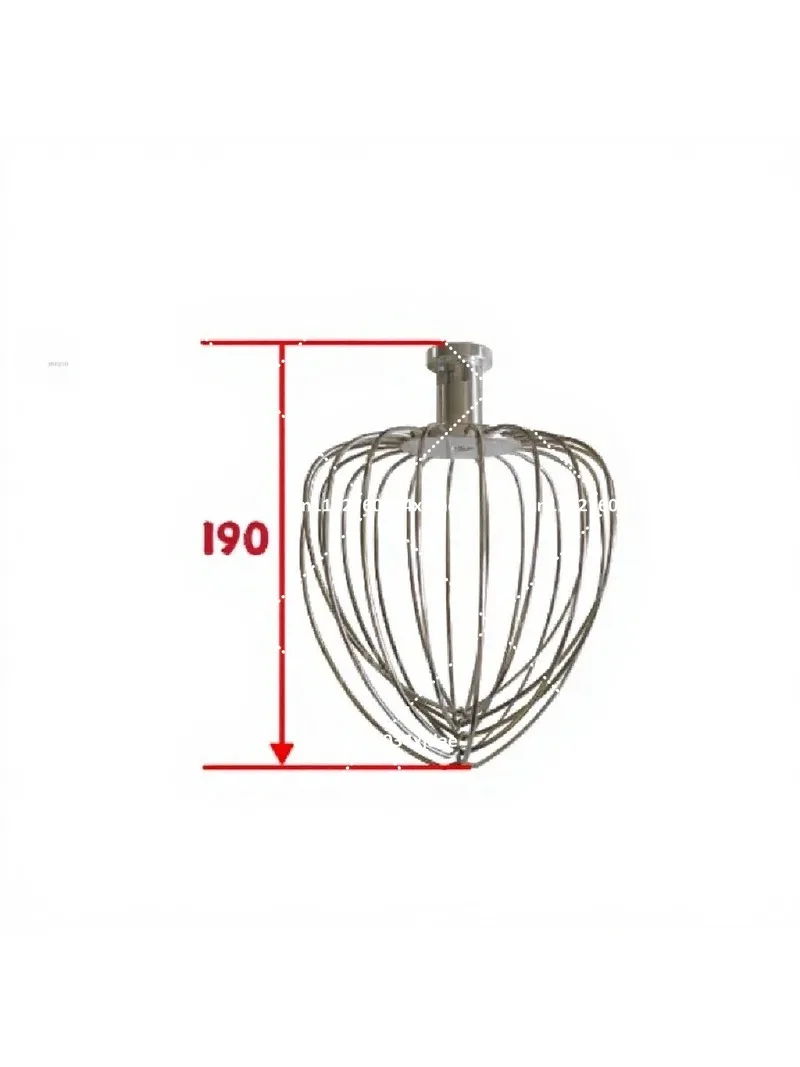 Stainless Steel Milk Cream Mixer Replacement Egg Whisk Cage Beater Head Bakery Whipping Accessory