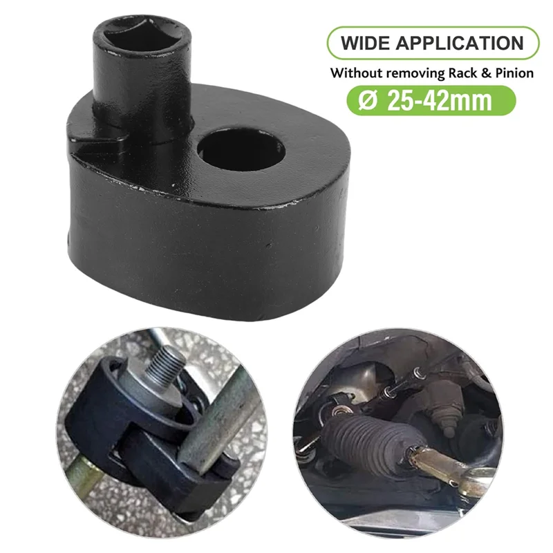 

T98C-Inner Tie Rod Wrench Removal Tool Rod End Spanner Tool 1.3-1.65In For Automotive For Cars Engineering