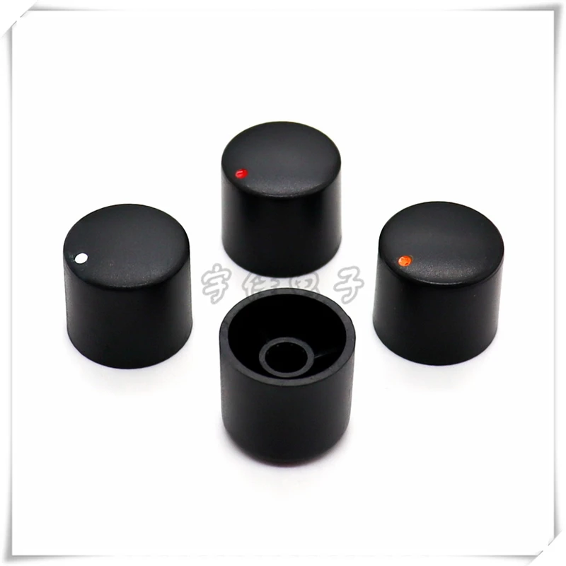 5PCS 19.5×18mm Plastic Straight Knob Cap Potentiometer Knob Volume Encoder Knob Cap Audio Knob flower/D axis 180 degree hole 6MM