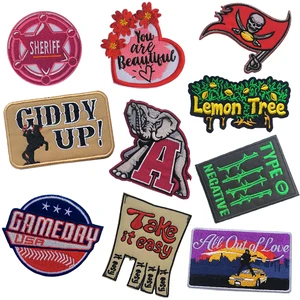 القماش الزهور مطرزة ملصقات الكرتون ، الحديد DIY الملابس بقع أفضل 10 شارات مطرزة من Nike مبيعا - رقم 4