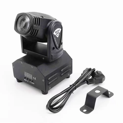 Foco de luz LED con cabezal móvil, estroboscopio para entretenimiento en el hogar, escenario profesional, 10W