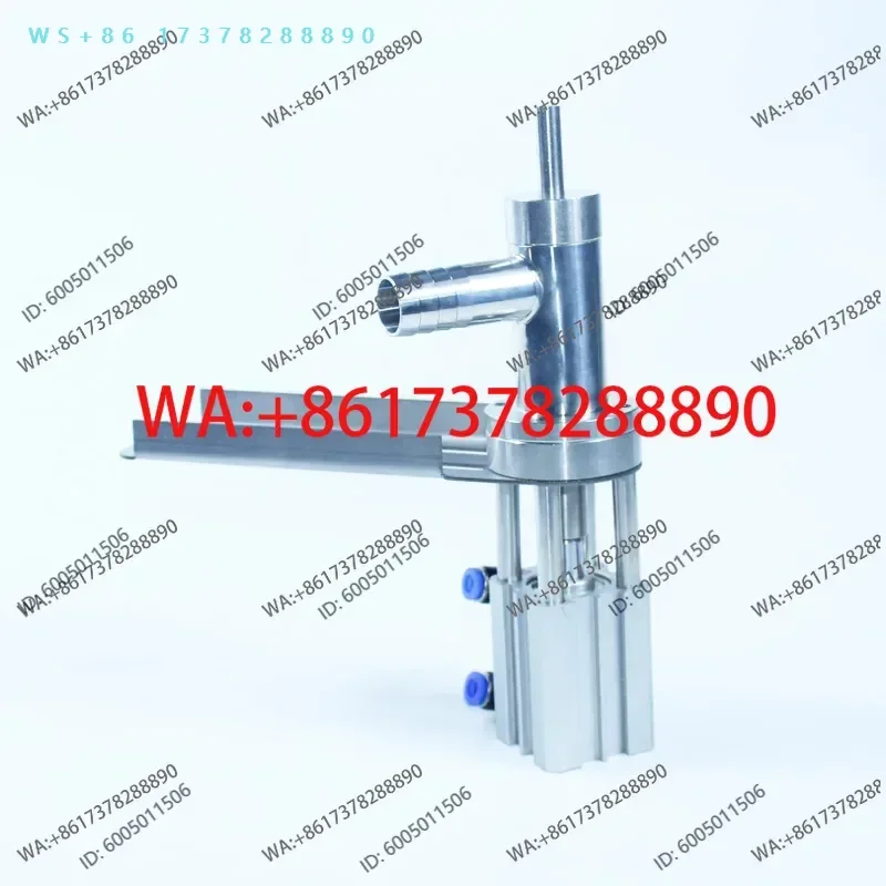 Adjustable liquid head, fluid filling machine accessories pneumatic automatic discharge nozzle 304 stainless steel