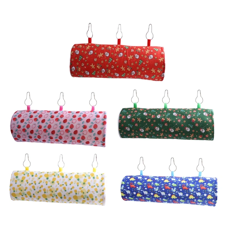 E9LD Hanging Tunnel for Small Animals Small Animal Rats Squirrel Toy Easy to Use Gift