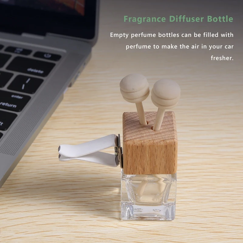10 pz Auto profumo Vent Clip Auto presa d'aria bottiglia di profumo rimuovere odore diffusore di olio essenziale diffusore di fragranza dell'aroma