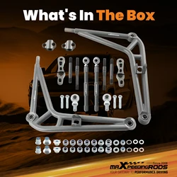 Front Lower Control Arm Steering for BMW E46 Tie Rods Bushings Sway Bar Link Control Arms With Pillow Ball Bearings