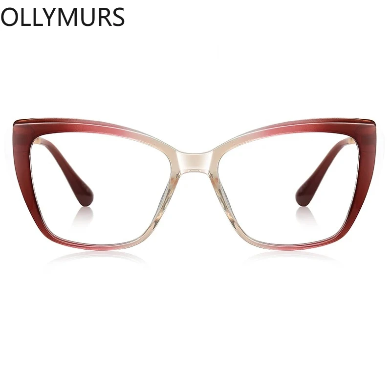 OLLYMURS новая большая оправа с бабочкой, модный и уникальный дизайн, фотохромные очки с защитой от синего света, настраиваемые по рецепту